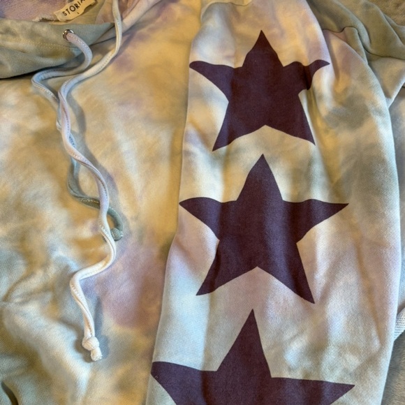Storia cropped tie-dye hoodie - Picture 8 of 9